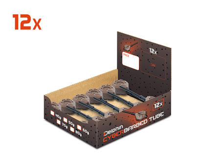 Ciężarek ołowiany Delphin CyberBARBED TUBE 150g Delphin (101005096)