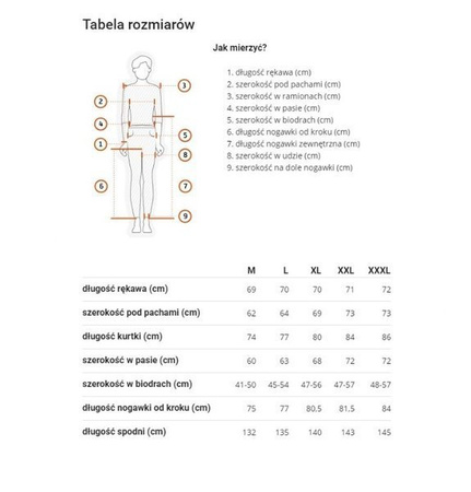 DAM KOMBINEZON 2-CZĘŚCIOWY Xtherm Winter Suit XL DAM 60123