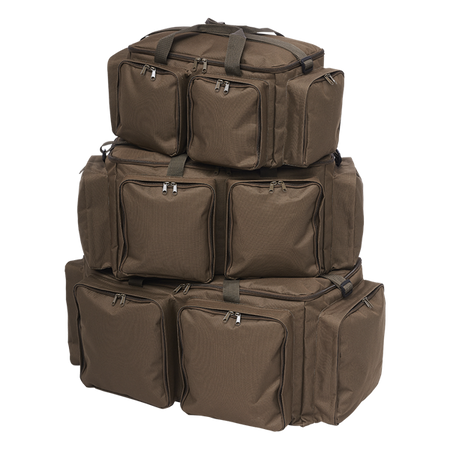 XT1 CARP CARRYALL ASSORTMENT 15PCS M 20L L 52L XL 63L DAM (70527)