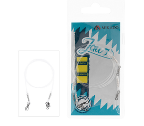 PRZYPON FLUOROCOARBON JAWS STRONG 35cm/15kg - op.2szt. MIKADO ZGJ01-35-15