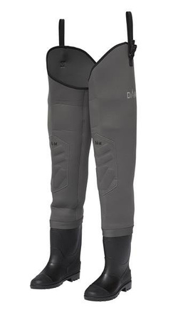 DAM DRYZONE NEOPRENE HIP WADERS W/CLEATED SOLE 40/41 - 6/7 DAM 64622