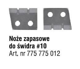 NOŻE ZAPASOWE DO ŚWIDRA #10 775775012