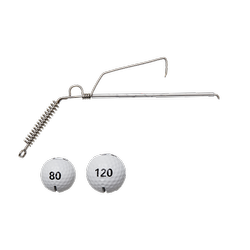 GŁÓWKA JIGOWA GOLF BALL JIG SYSTEM ANTI SNAG 80+120G MADCAT (66104)