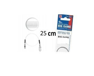 Przypon  Invisible Fluorocarbon 25 kg BIG GAME 25 cm 2 szt.    DRAGON PDF-.51-725-25