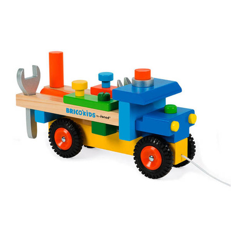 Ciężarówka do składania drewniana duża, Janod