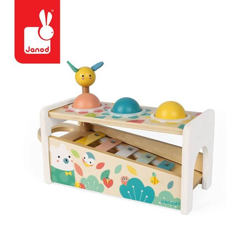 Drewniane cymbałki z kulodromem Pure, Janod