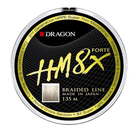 Plecionka HM8X Forte / Toray 0.06 mm/5.50 kg jasnoszara 135 m DRAGON PDF-40-01-006