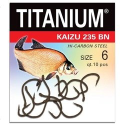 Haczyk Titanium KAIZU (10 szt.), rozm. 6 Robinson 02-P-235BN-06