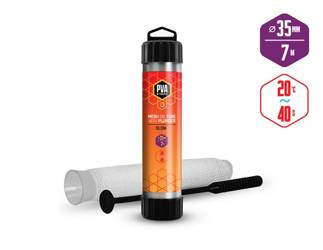 SIATKA PVA n’tastic mesh na rurze TUBE+PUNGER / 7 m - 25mm 35 mm (szeroki) / powolne rozpuszczanie Delphin (101002972)