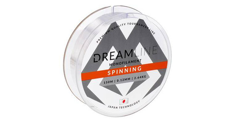 ŻYŁKA DREAMLINE SPINNING (CLEAR) - 0.24mm / 7.95kg / 150m - 1 szp. Mikado-ZDL400-150-024