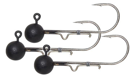 TUNGSTEN BALL JIGHEAD #3/0 3.5G MATT BLACK 3PCS Savage Gear (82288)