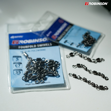 Krętlik poczwórny do systemików 53mm, 5szt Robinson 84-KP-053