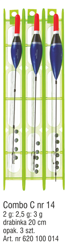ZESTAW SPŁAWIKOWY COMBO C NR.14 OP.3SZT KONGER 620100014