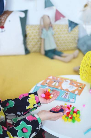 Zestaw artystyczny Pompony Lamy 4+, Janod