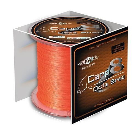 PLECIONKA CARP OCTA BRAID 026 ORANGE 1200M MIKADO Z33O-026