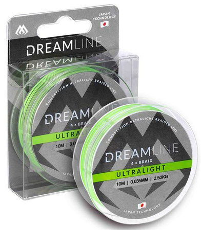 PLECIONKA DREAMLINE FLUO GREEN 0.035mm\2.53kg\10m - op. 1szp. MIKADO