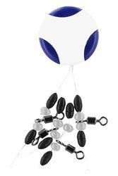 SYSTEM Z KRĘTLIKIEM - LUMINE - Rozm. S - op.4szt. MIKADO AMA-SUR-002LU-S