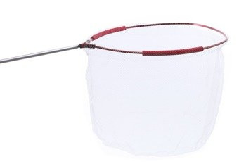 GŁÓWKA PODBIERAKA 60/50 CZERWONE OBRAMOWANIE(EVA) PRZEZROCZYSTA SIATKA OCZKO 6mm MIKADO S4-006-6050