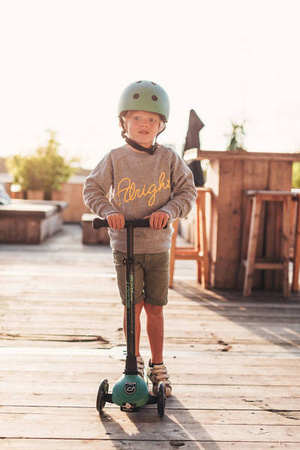 SCOOTANDRIDE Highwaykick 3 LED Hulajnoga składana ze świecącymi kółkami 3+ Forest