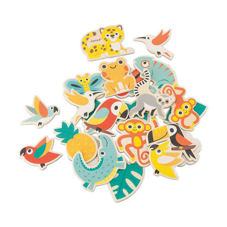 Zestaw magnesów 24 szt. Tropik 2+, Janod