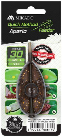 KOSZYK, KOSZYCZEK METHOD FEEDER APERIO Q.M.F. SYSTEM L - 40g - op.1szt. MIKADO AMFA-QMF-1L-40B