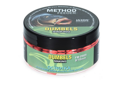 DUMBELS SINKING METHOD FEEDER 8/10MM OCHOTKA 50G JAXON FM-DS05