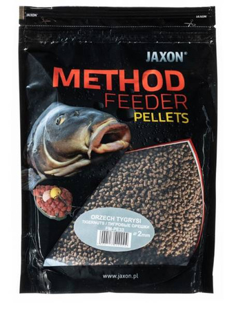 PELLETS JAXON METHOD FEEDER 2MM ORZECH TYGRYSI 500G JAXON FM-PE33