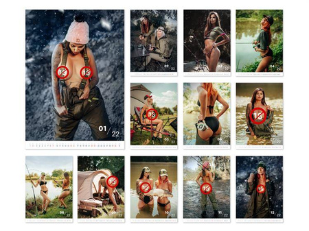 Kalendarz HOT CATCH 2022 A3 Delphin (101002564)