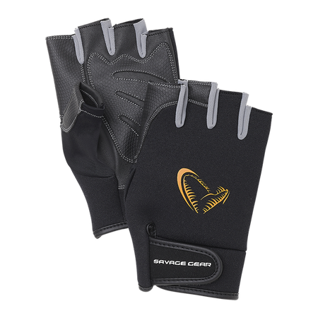 NEOPRENE HALF FINGER M BLACK Savage Gear (76462)