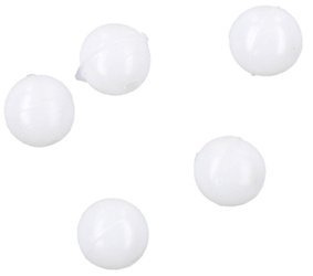 KORALIK OKRĄGŁY 5mm - Biały - op.25szt. MIKADO AM-SUR-K01-5-W