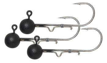 TUNGSTEN BALL JIGHEAD #3/0 5.3G MATT BLACK 3PCS Savage Gear (82289)