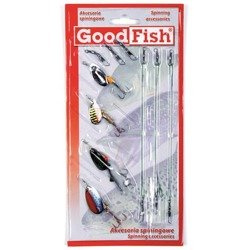 Zestaw spiningowy - błystki, przypony GoodFish A-ZS-003