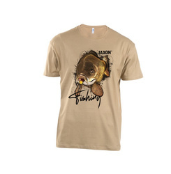 KOSZULKA JAXON NATURE BEŻ KARP L UR-KC001L