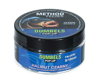 DUMBELS POP-UP METHOD FEEDER 8/10MM HALIBUT CZARNY 30G JAXON FM-DP04