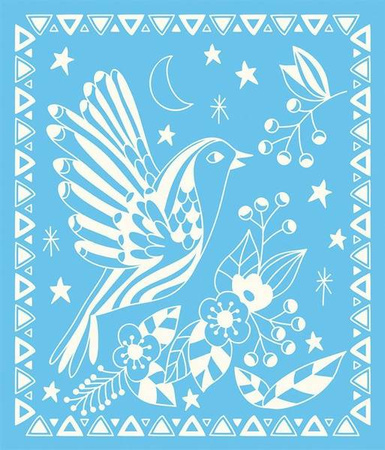 Zestaw kreatywny Do zdrapywania Karty świecące w ciemności Nocny świat 7+, Janod