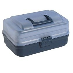 Pudełko wędkarskie z 3 szufladami, 39,6x23,5x20,3cm, przezr./nieb. Panaro 74-Y-145/n
