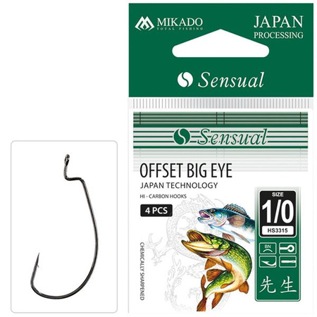 HACZYK SENSUAL - OFFSET BIG EYE Nr. 2 BN - torebka 5szt MIKADO HS3315-2-BN