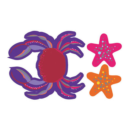 Zestaw kreatywny 4 zwierzęta morskie z papieru 3D 7+, Janod