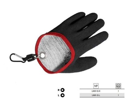 RĘKAWICA SUMOWA  DO PODBIERANIA RYB LEWA MIKADO