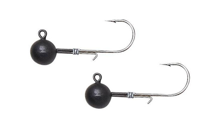 TUNGSTEN BALL JIGHEAD #2/0 7.2G MATT BLACK 2PCS Savage Gear (82286)
