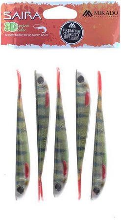 JASKÓŁKA GUMA MIKADO SAIRA 17cm / 3D PERCH op.3szt. MIKADO PMSA-17-3D-PERCH