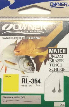 (R) HACZYKI OWNER RL354 CHIKA 8+PRZYPON 0.16 1X10SZT HO-RL35408
