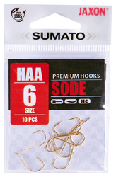 HACZYKI JAXON SUMATO SODE ZŁOTE 6 10X10SZT JAXON HY-HAA06