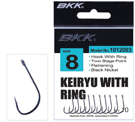 HACZYK BKK - KEIRYU WITH RING Nr.8 BN - torebka 10szt. MIKADO BN1012003-4