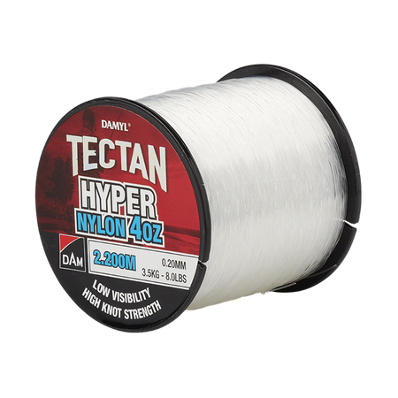 DAMYL TECTAN HYPER 4OZ 2.200M 0.20MM 3.5KG 8LBS CLEAR DAM (77630)