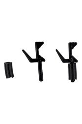 KLIPS - ZACZEP - CZARNY - op.6szt. MIKADO AM-SUR-ZK02-B