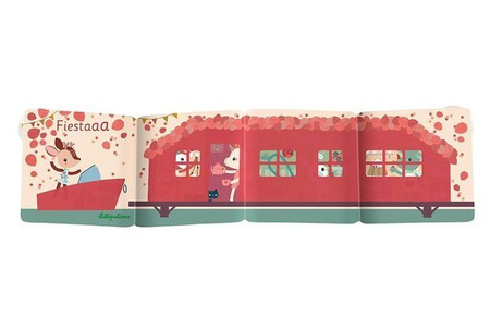 LILLIPUTIENS Magiczna rozkładana książeczka-harmonijka do kąpieli Fiesta Las 12 m+