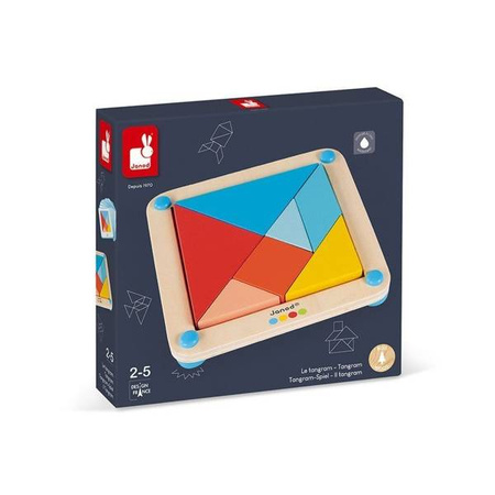 Drewniana układanka Tangram Essentiel, Janod