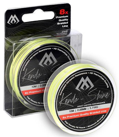 PLECIONKA KENDO SHINE YELLOW 0.10mm\8.23kg\10m - op. 1szp. MIKADO