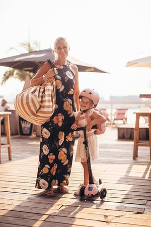 SCOOTANDRIDE Kask XXS-S dla dzieci 1-5 lat Rose